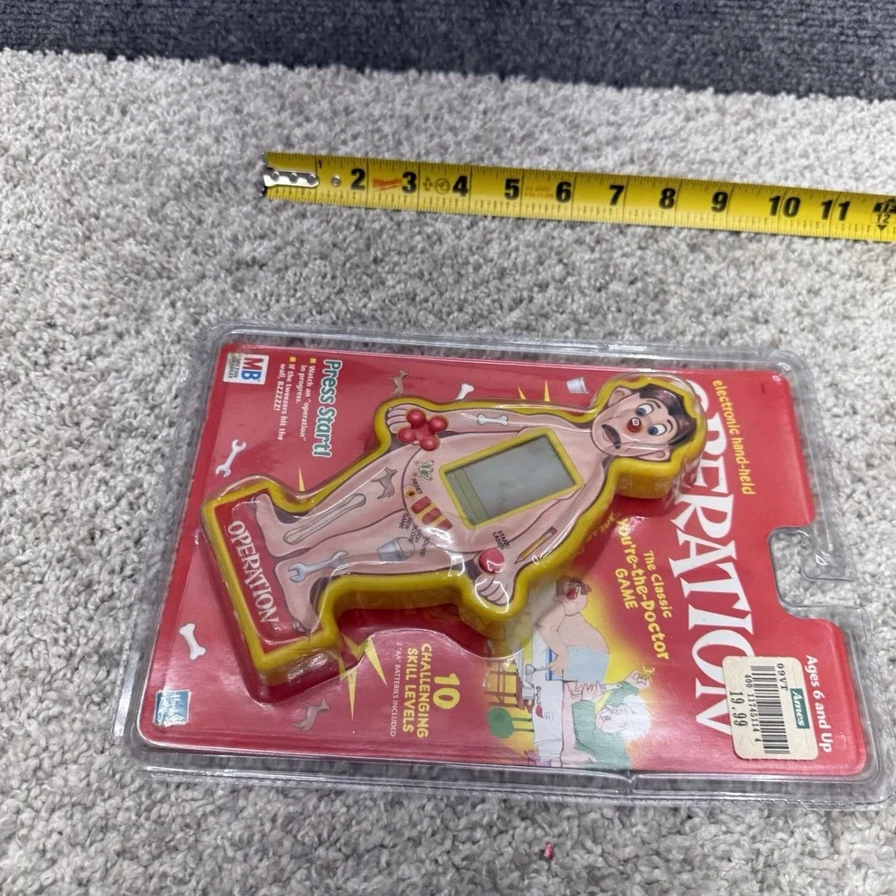 vintage hasbro hand held electronic operation game‎ 49003 1998